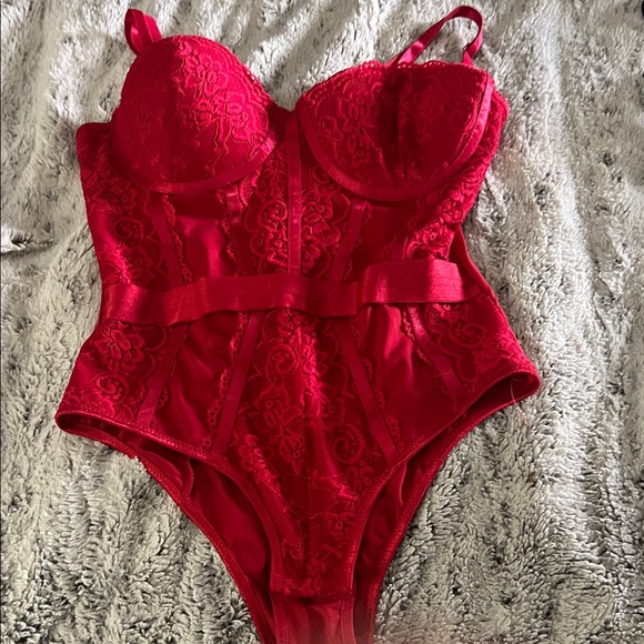 Spirit Other - 5/$10 Elegant Red Lace Bodysuit
